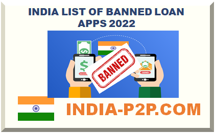 INDIA LIST OF BANNED LOAN APPS 2023 